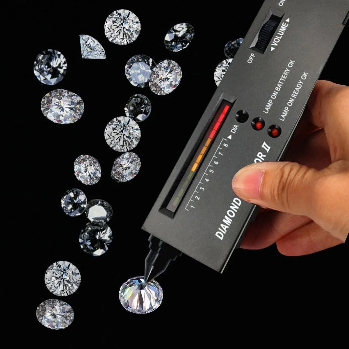 Outstanding Round Cut High Quality Moissanite Diamond High Quality Trendy Delicate Lab Diamond Rings