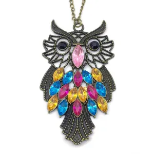Owl Long Necklace