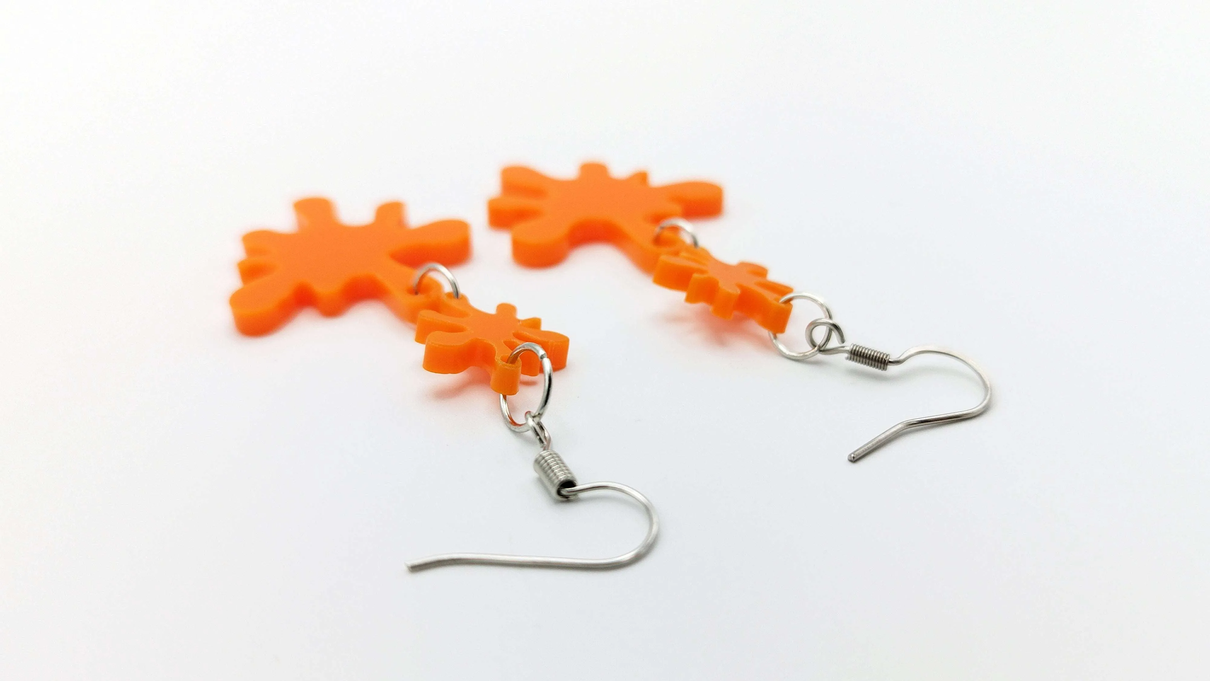 PAINT SPLATTER EARRINGS | Come in colours everywhere: Be like a rainbow!