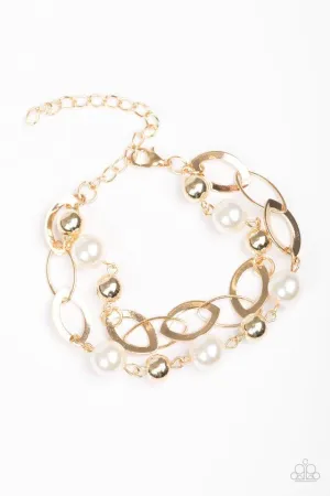 Paparazzi Bracelet ~ Winner Glimmer - Gold