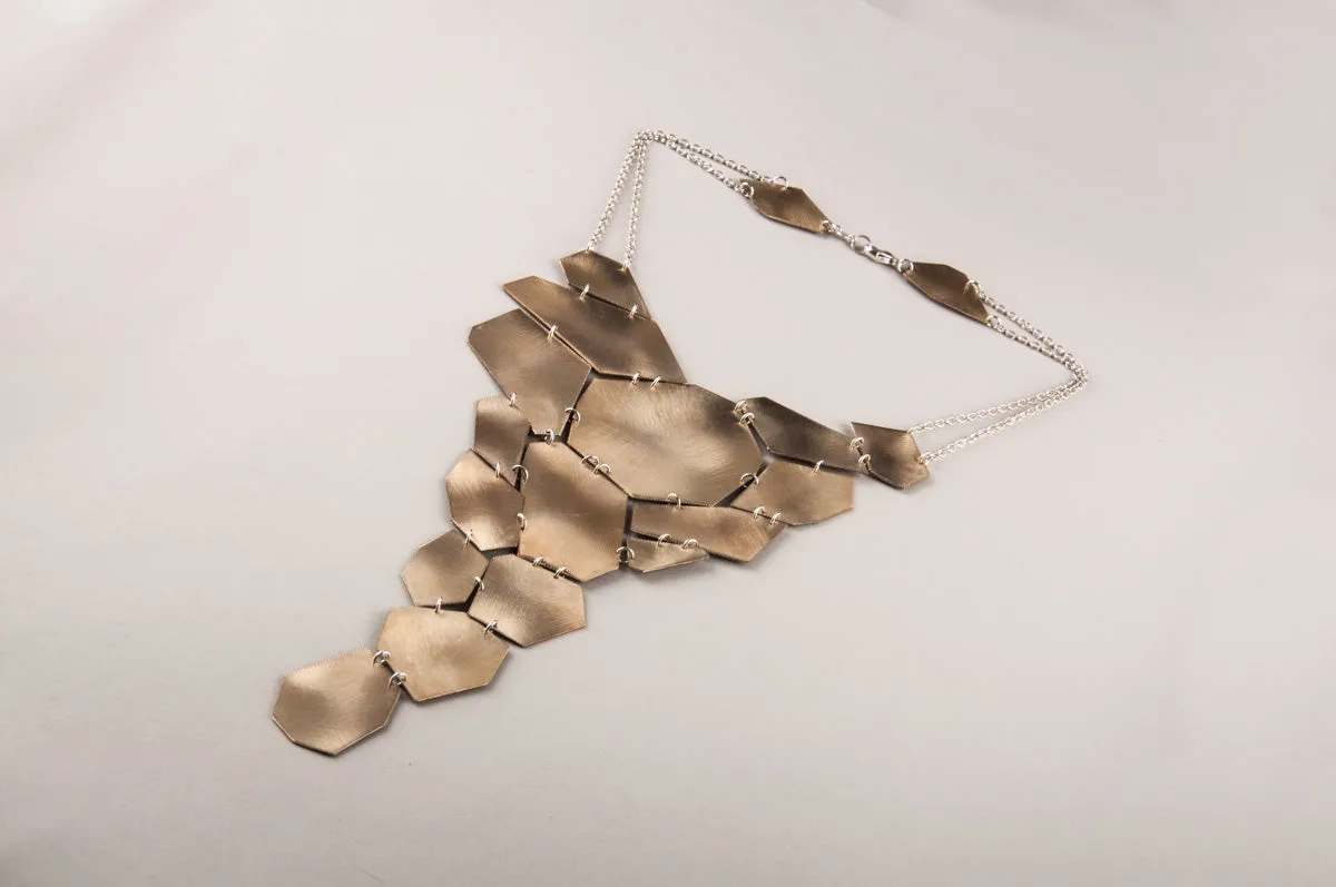 PATCHWORK STATEMENT NECKLACE