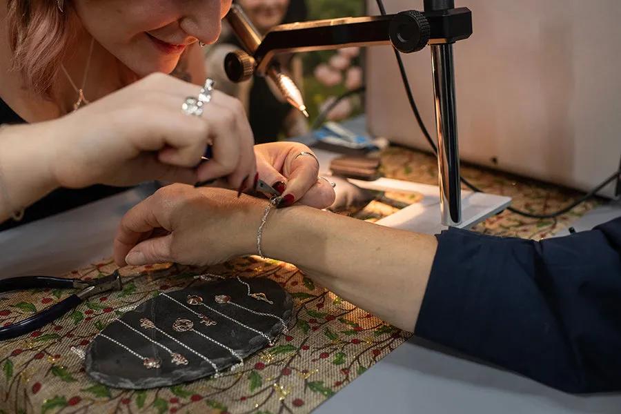 Permanent Anklets with Stones