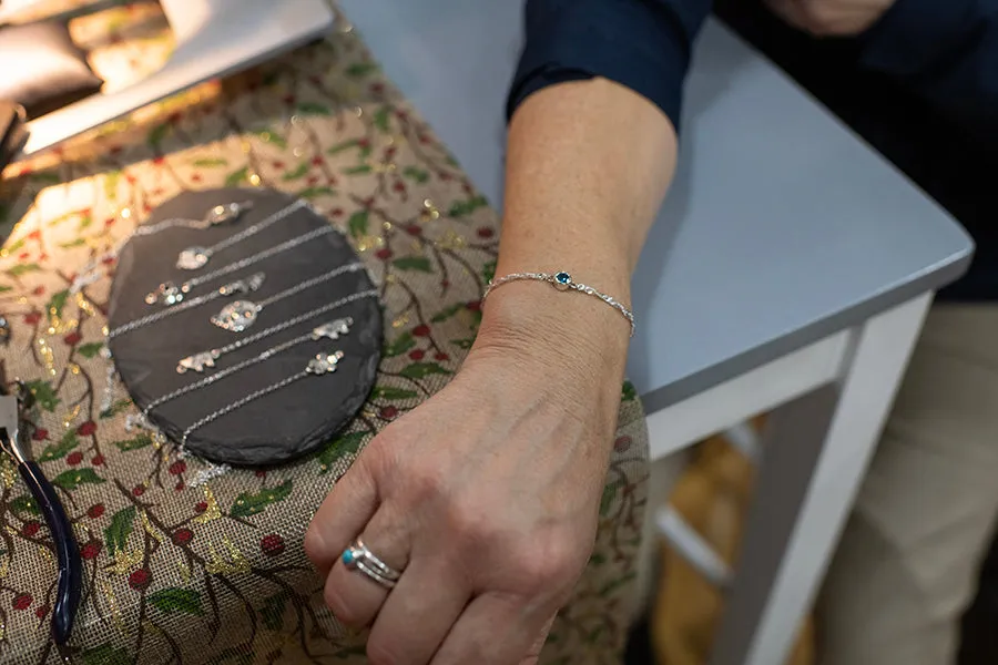 Permanent Anklets with Stones