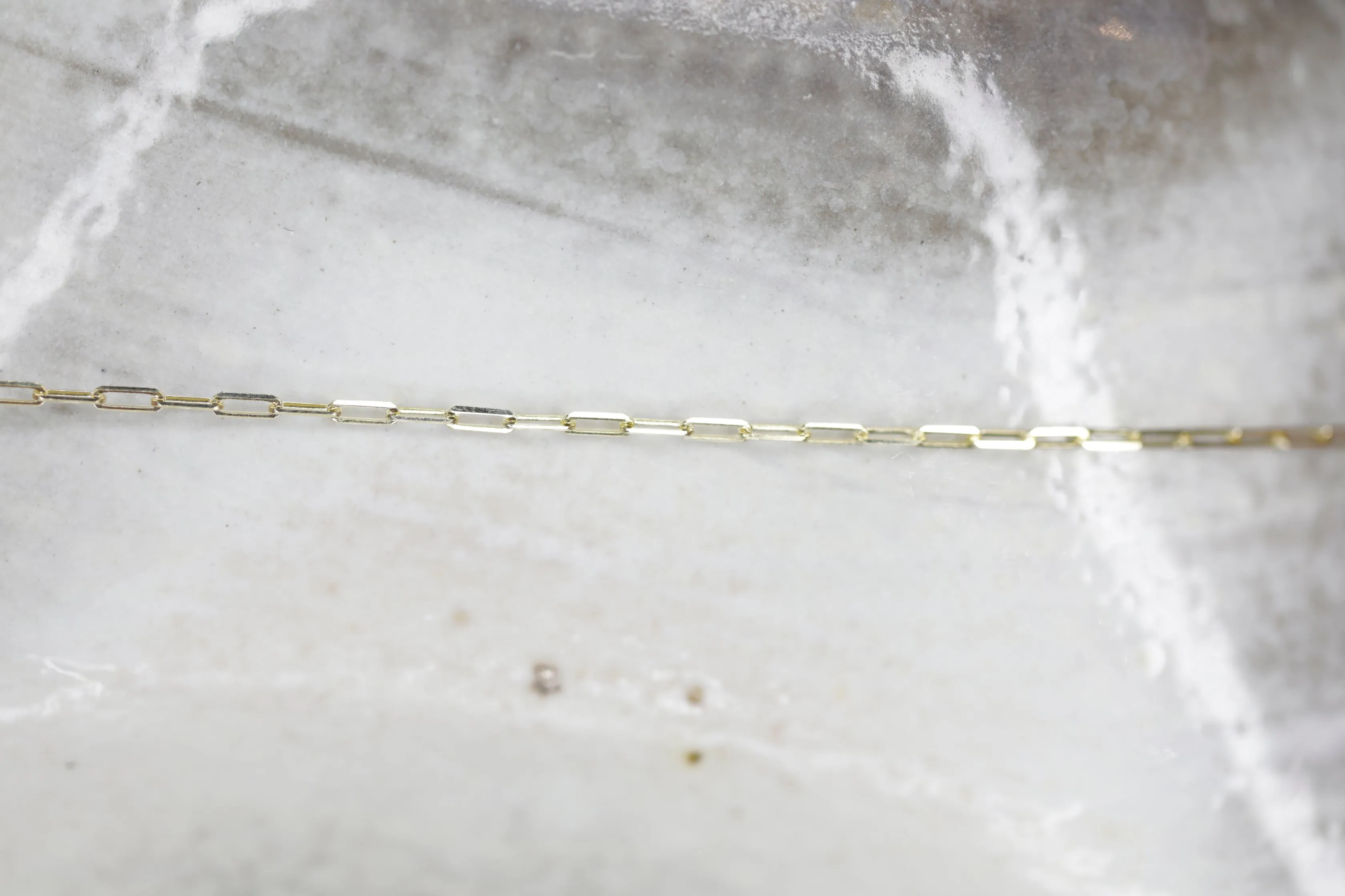 Poet and the Bench Jewelry / Permanent Jewelry / Bracelet / Together Tiny Paperclip Chain