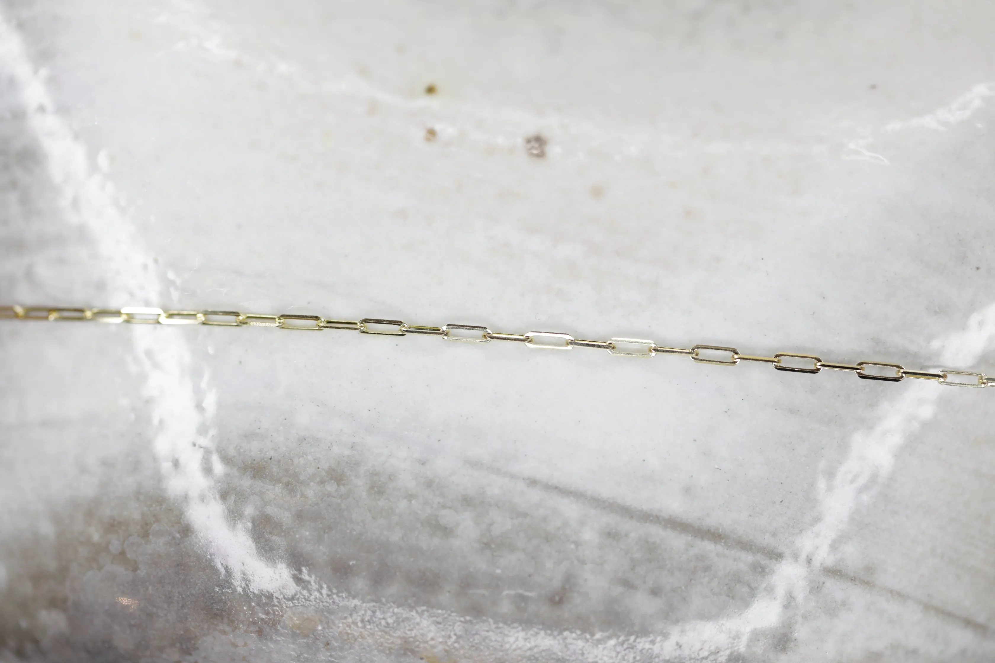 Poet and the Bench Jewelry / Permanent Jewelry / Bracelet / Together Tiny Paperclip Chain