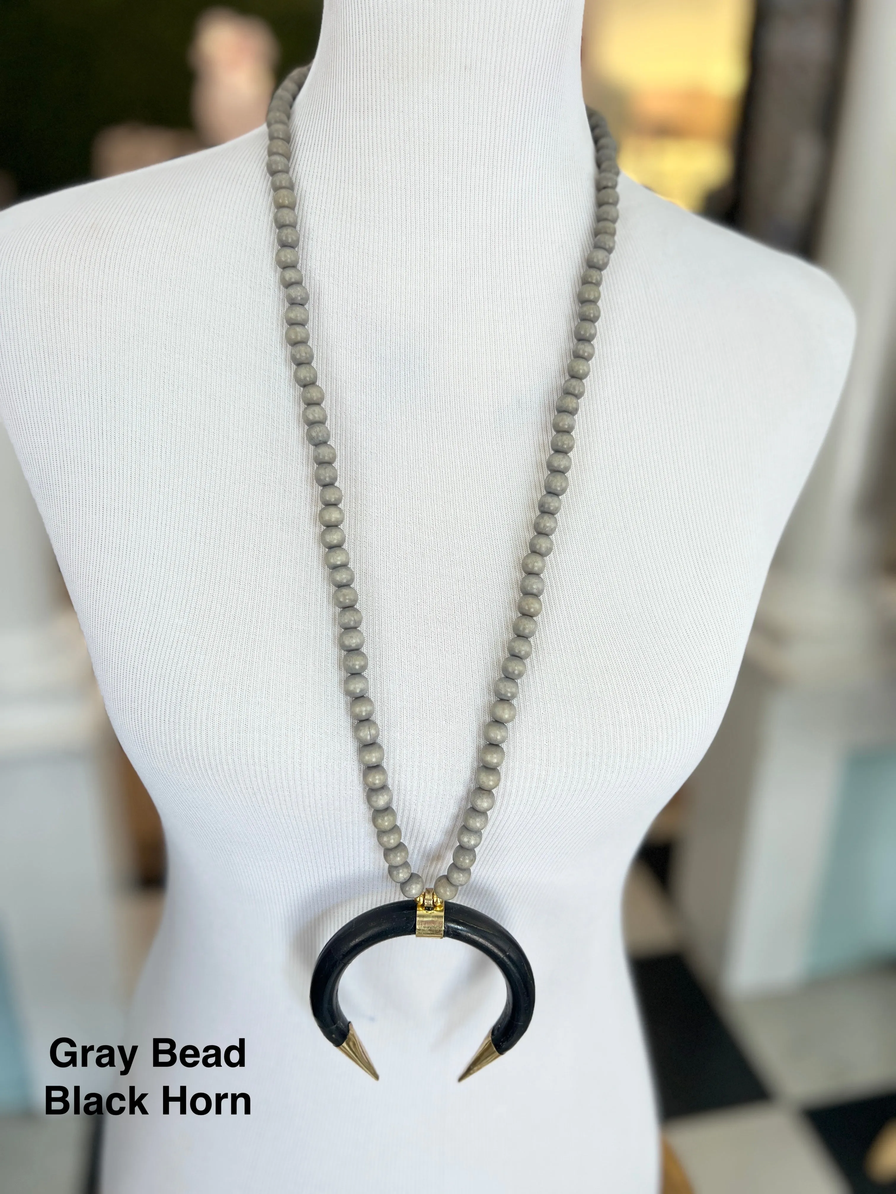 PPB Handmade Horn Necklaces