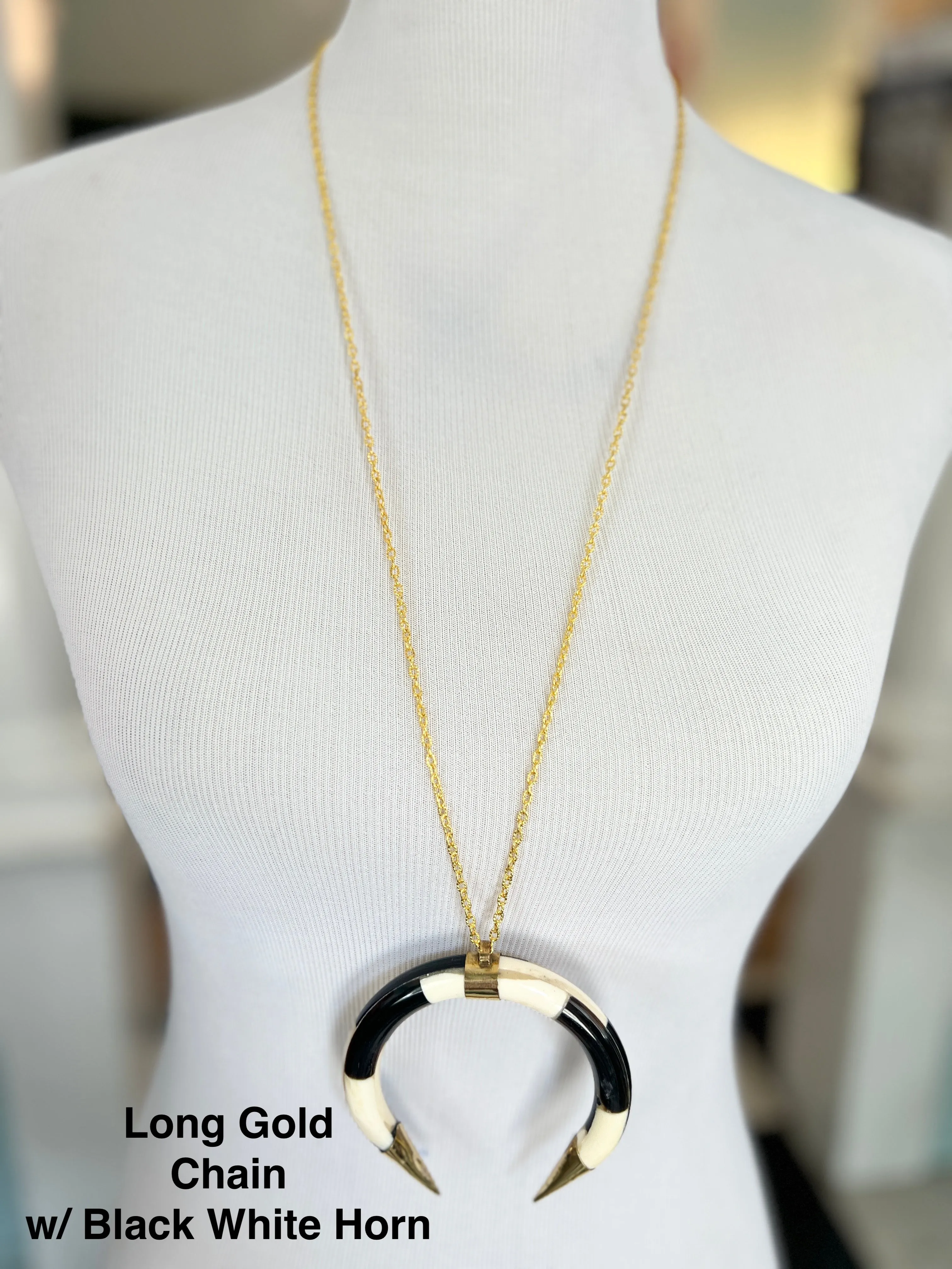 PPB Handmade Horn Necklaces