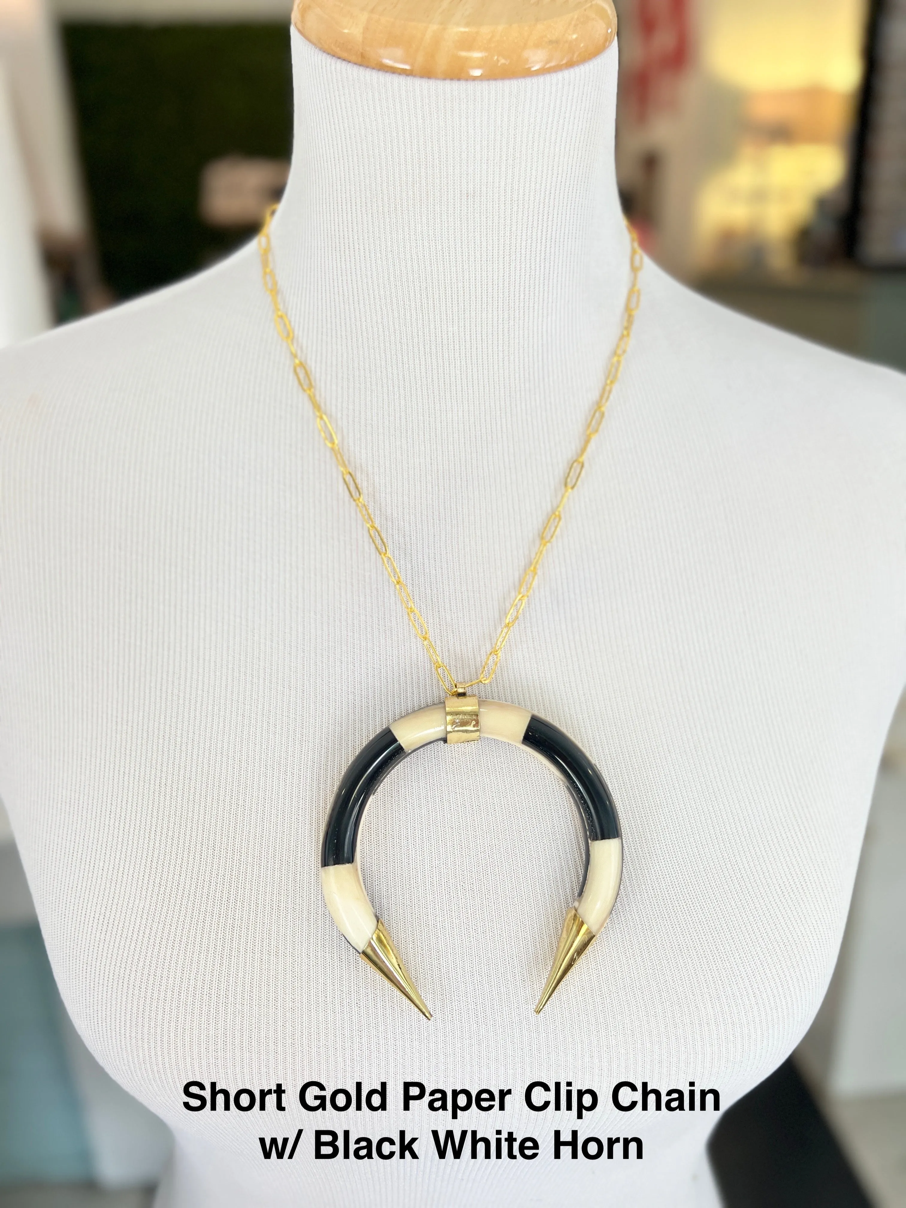 PPB Handmade Horn Necklaces