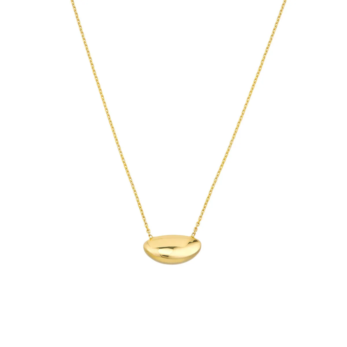 Puffy Nut Shape Adjustable Necklace