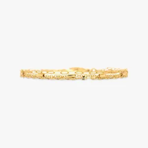 Pura Vida Ouro Chain Anklet Set – Layered Gold Style