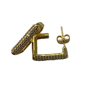 Radiant gold earrings accessory #4068