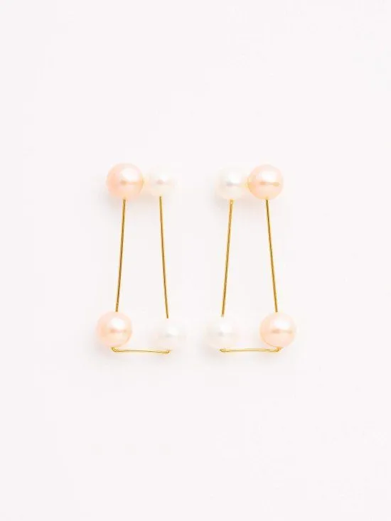 Reversible ear clip Rhythm Pink