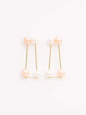 Reversible ear clip Rhythm Pink