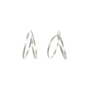 Rollercoaster Earrings - Silver