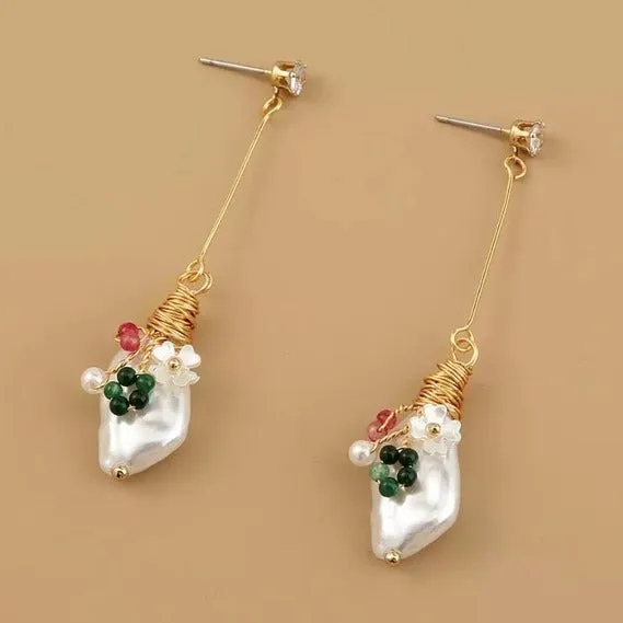 Romantic Oreille Drop Earrings