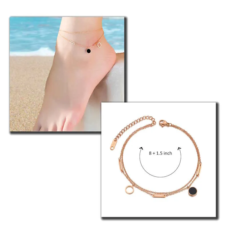 Rose Gold Ankle Chain