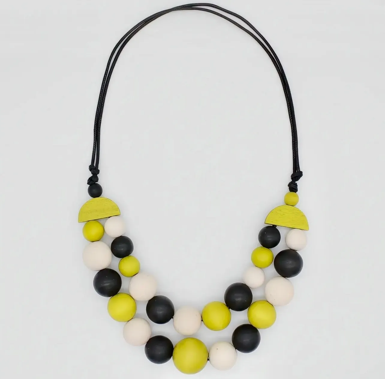 S25 Zuri Statement Necklace-LIME