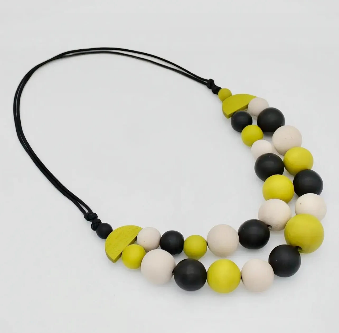 S25 Zuri Statement Necklace-LIME