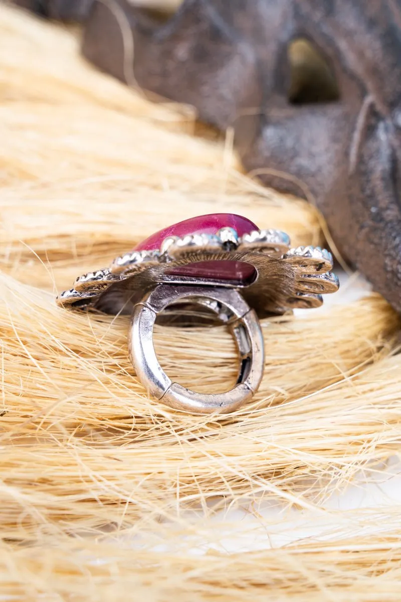 SALE! Purple Mirror Lake Ring
