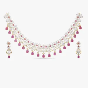 Saloni Nakshtatra CZ Necklace Set