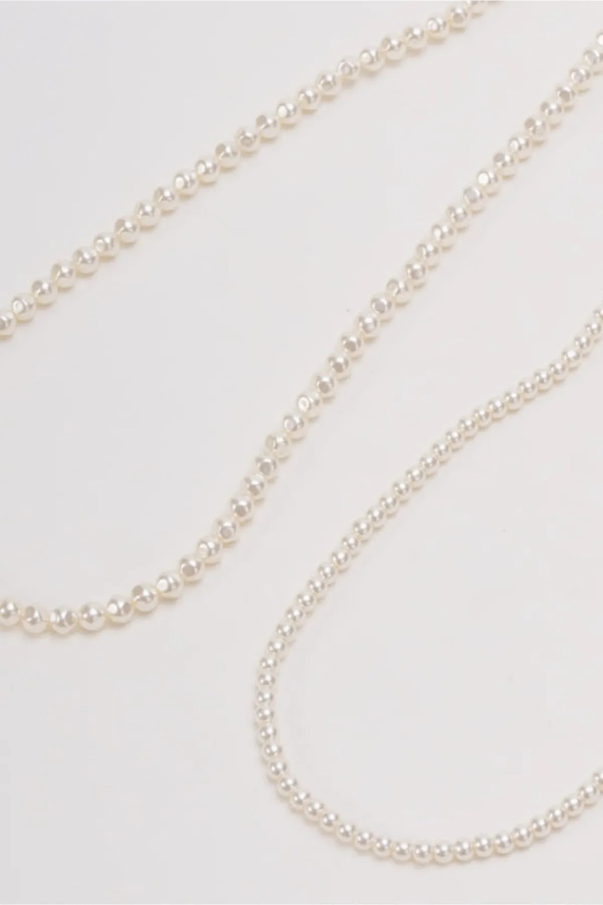 Set of  Two Faux Pearl Necklaces