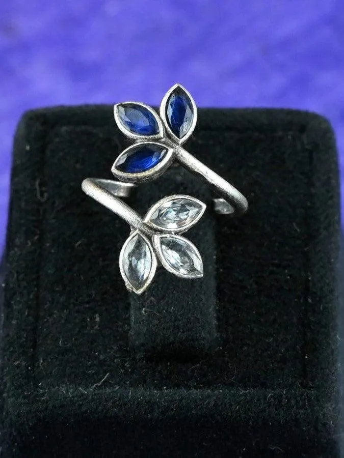 Silver Look-Alike Stylish Adjustable Finger Rings for Everyday Wear | Sarichka