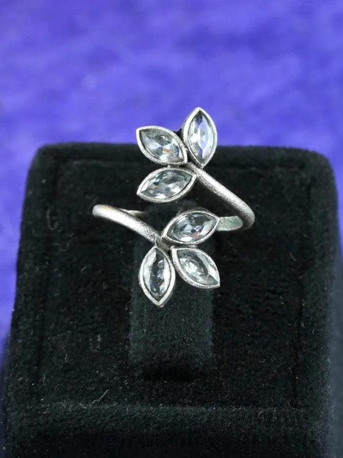 Silver Look-Alike Stylish Adjustable Finger Rings for Everyday Wear | Sarichka