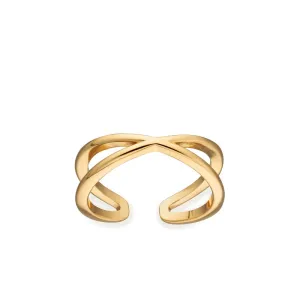 SP Cross Over Toe Ring