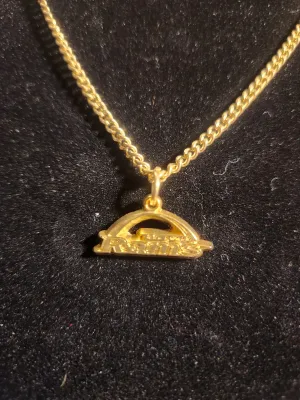 St Louis Rams 22" inch Gold Tone Necklace - Vintage