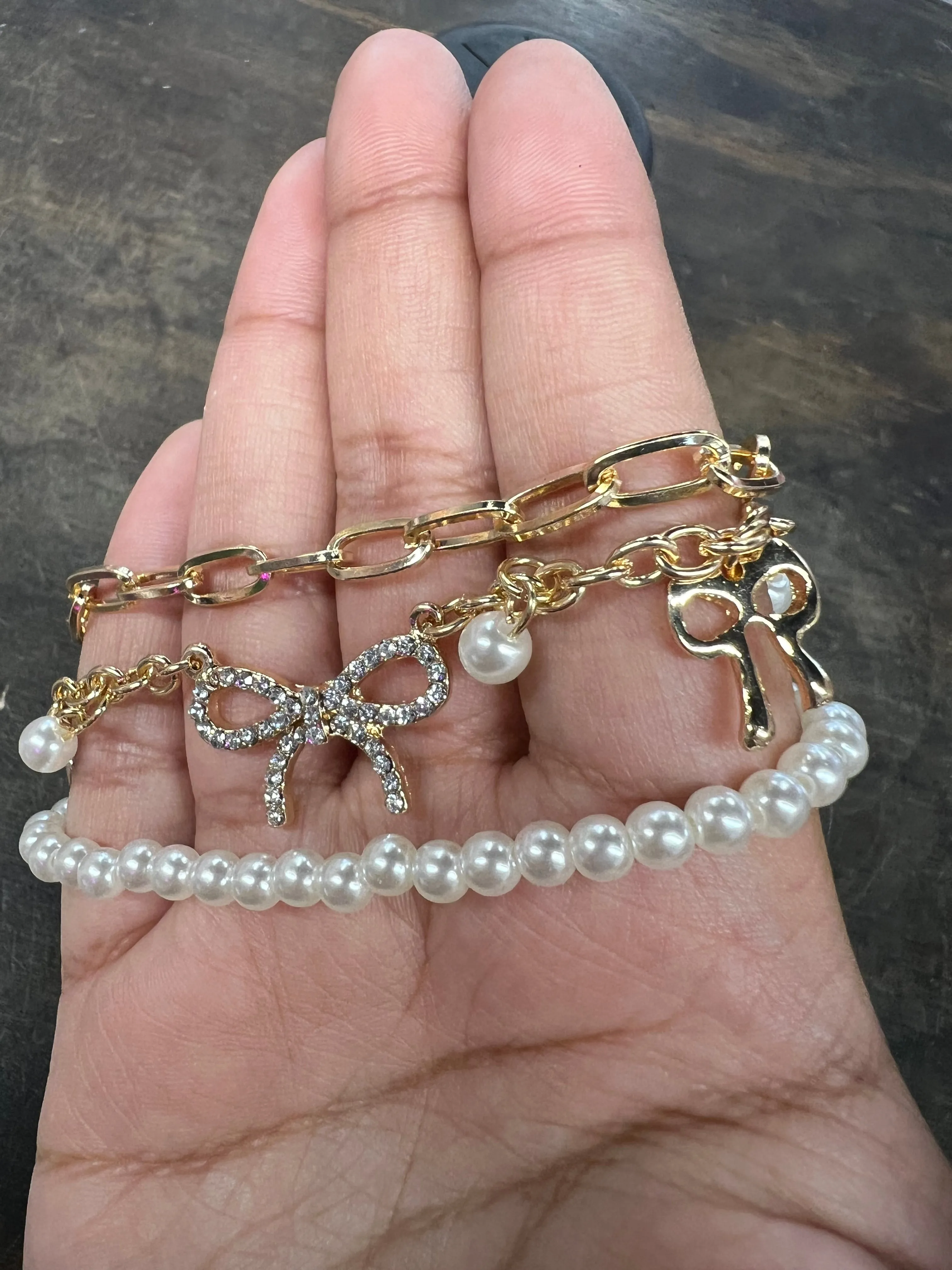Stack Bracelet with Charms