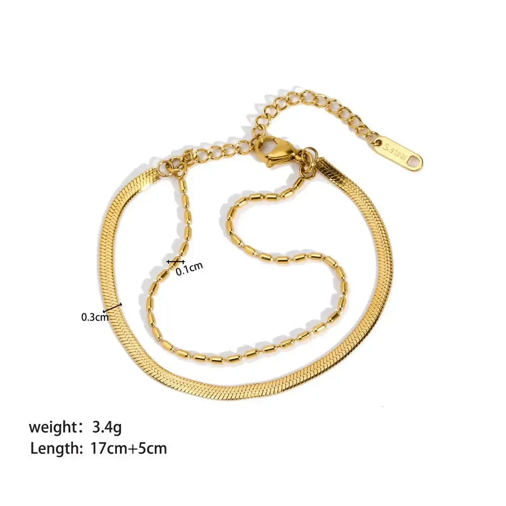 Stainless Steel Charm Bracelet