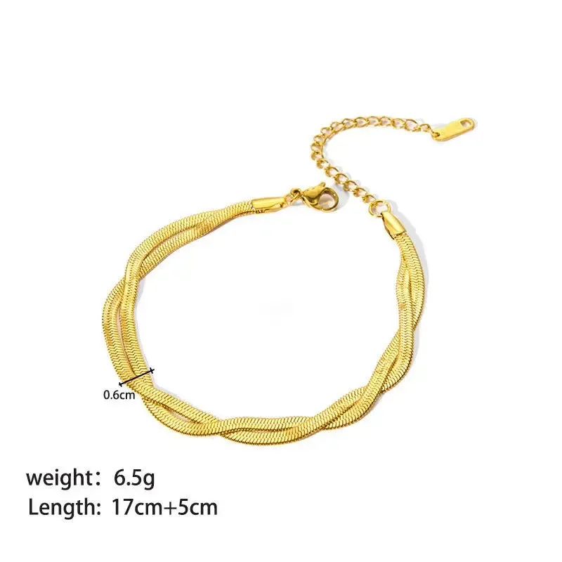 Stainless Steel Charm Bracelet