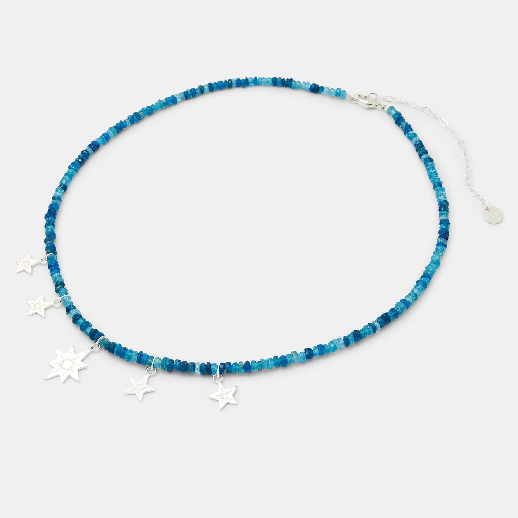 Stars & Apatite Beaded Necklace