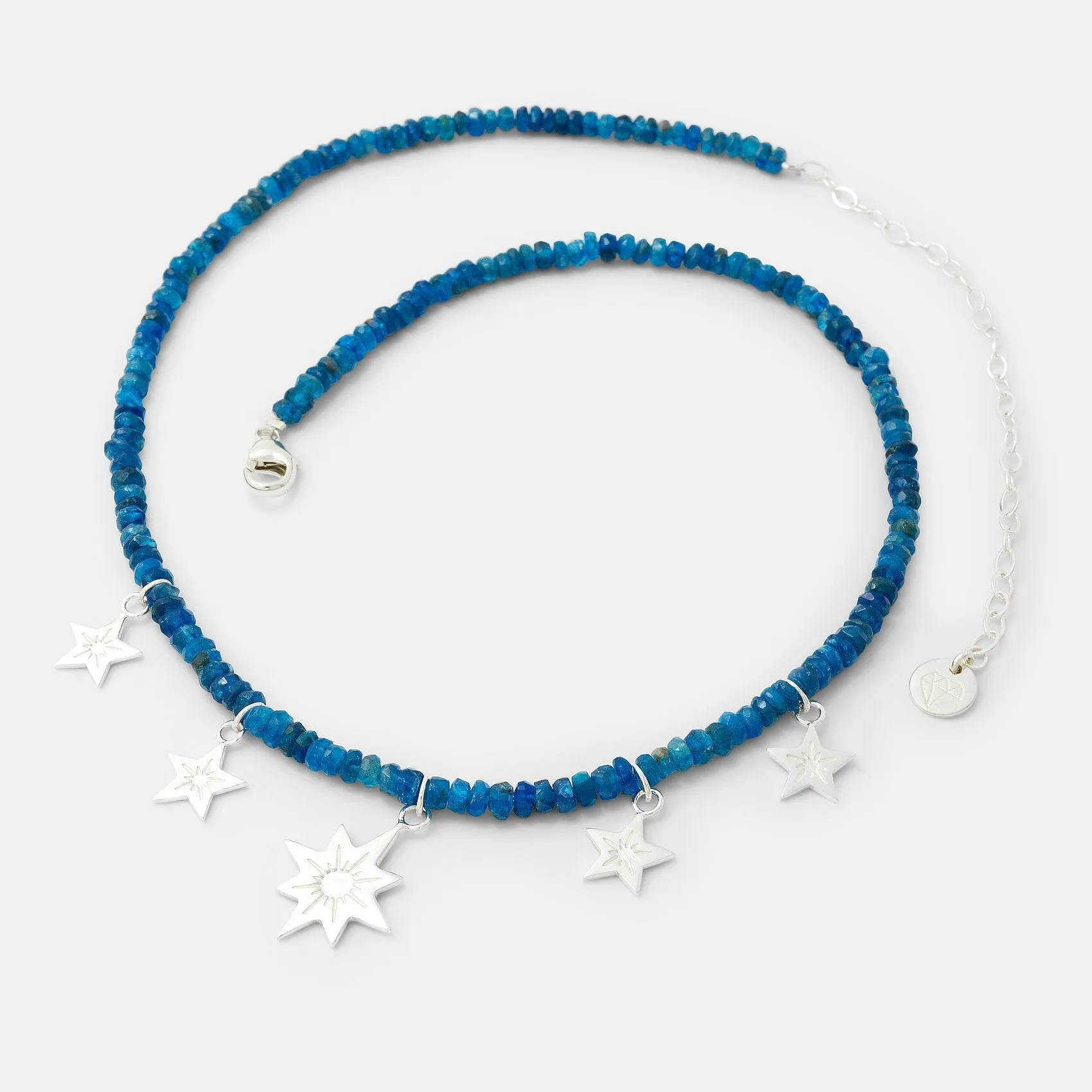Stars & Apatite Beaded Necklace