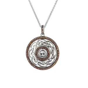 Sterling Silver Night & Day Reversible Eternity Knot Pendant | Keith Jack