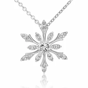 Sterling Silver Snowflake Necklaces