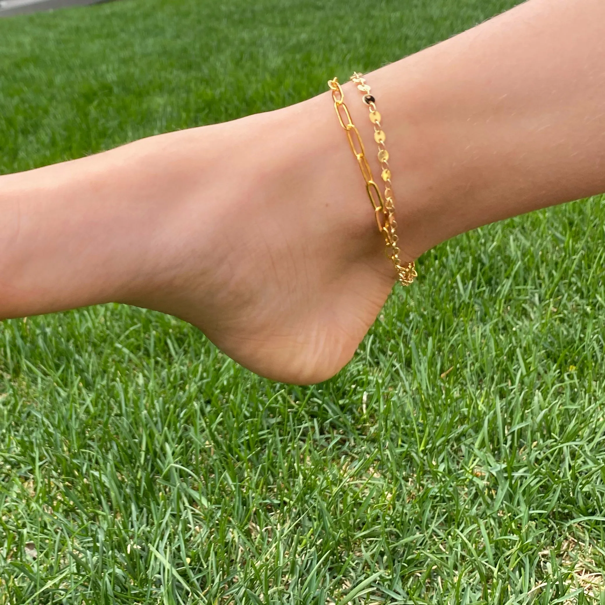 Stevie Anklet | Gold or Silver Chain Anklet