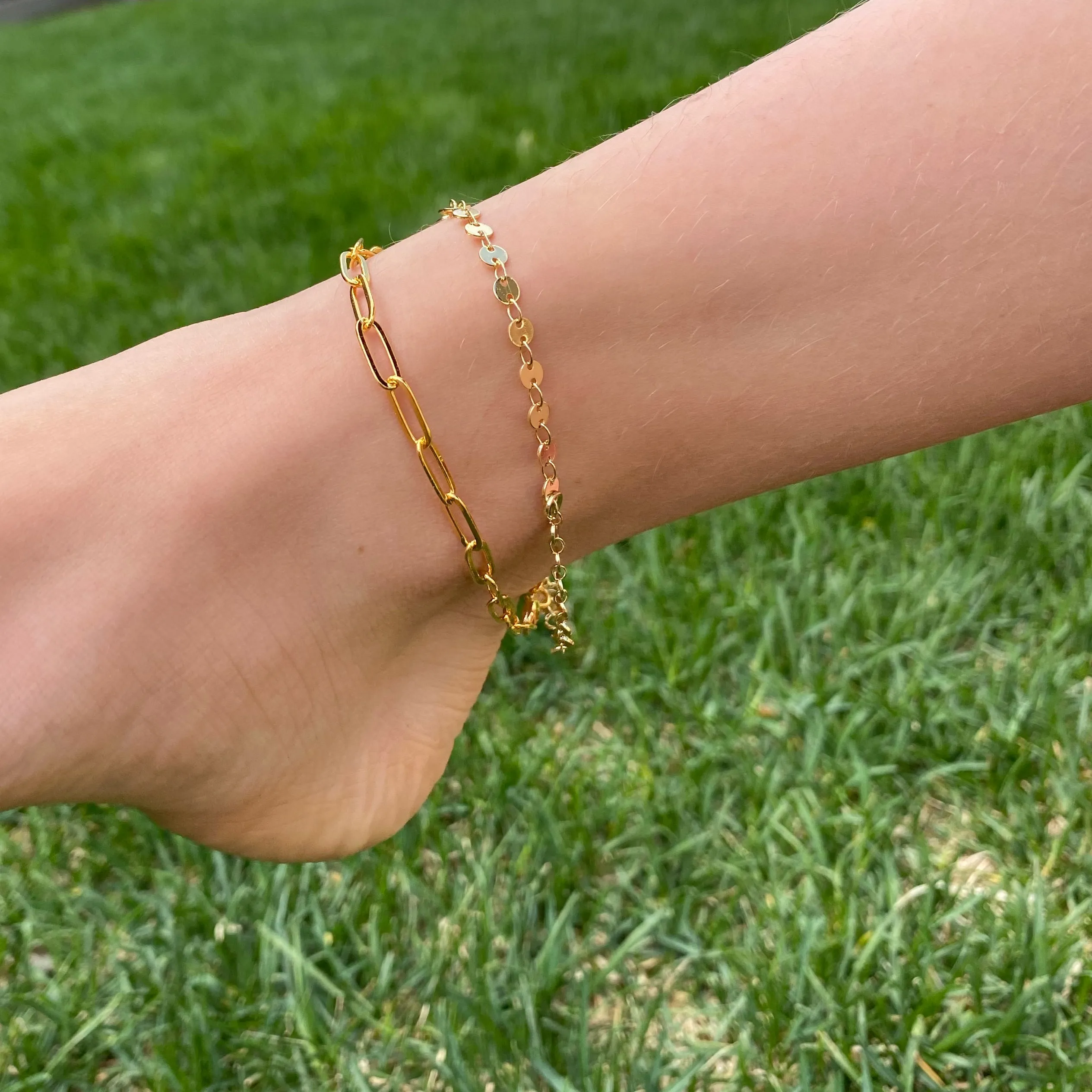 Stevie Anklet | Gold or Silver Chain Anklet