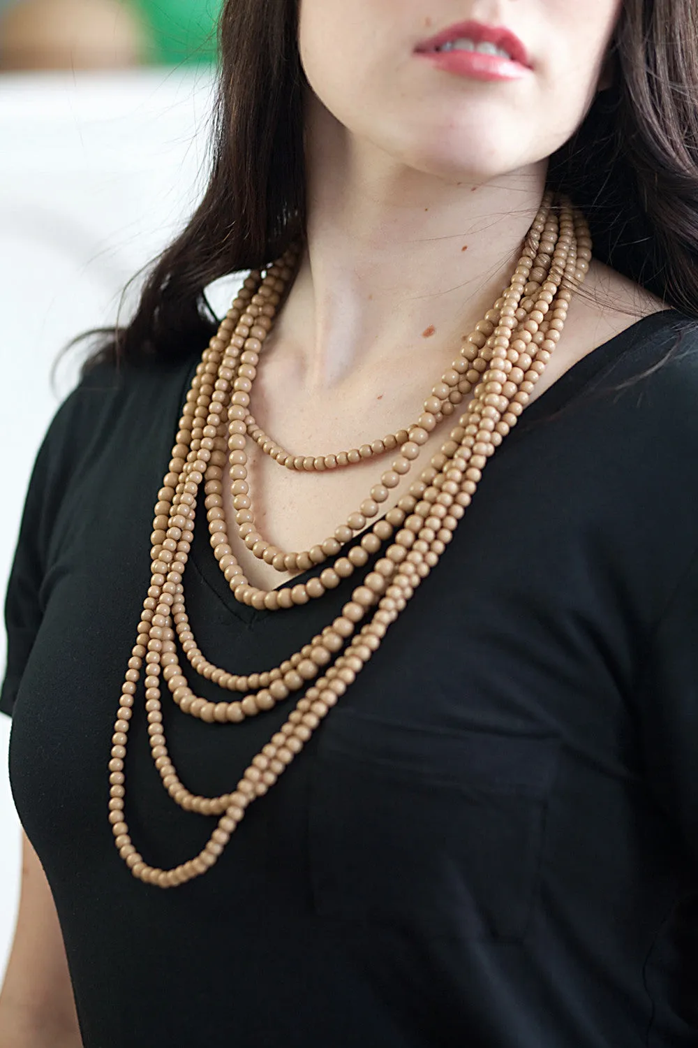 Stranded Statement Necklace - Multiple Color Options