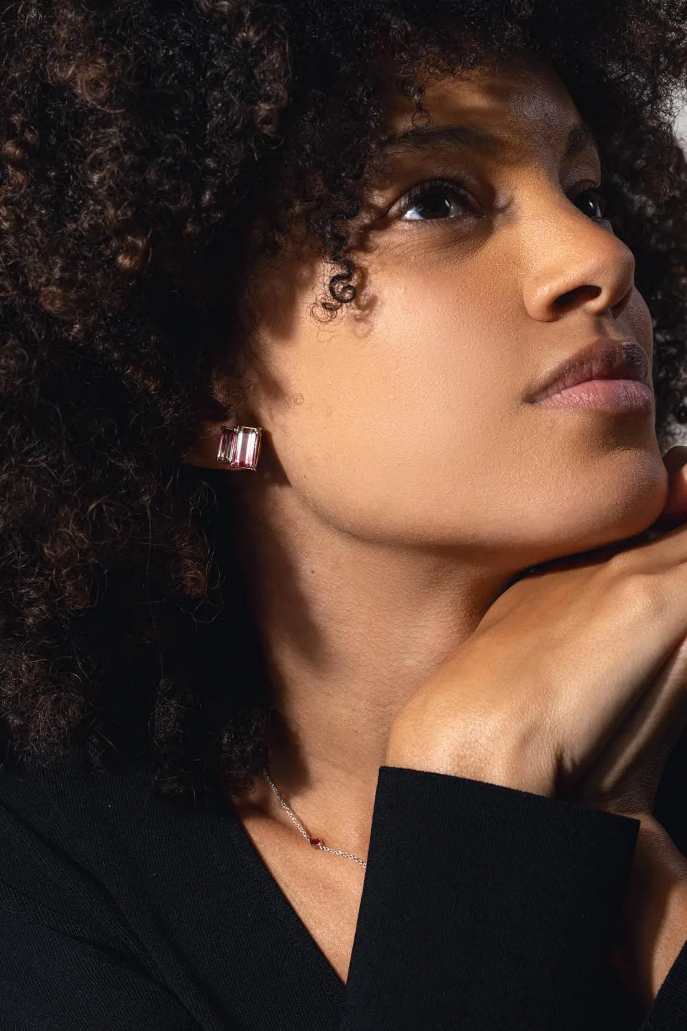 Sugarloaf Tourmaline Stud Earrings