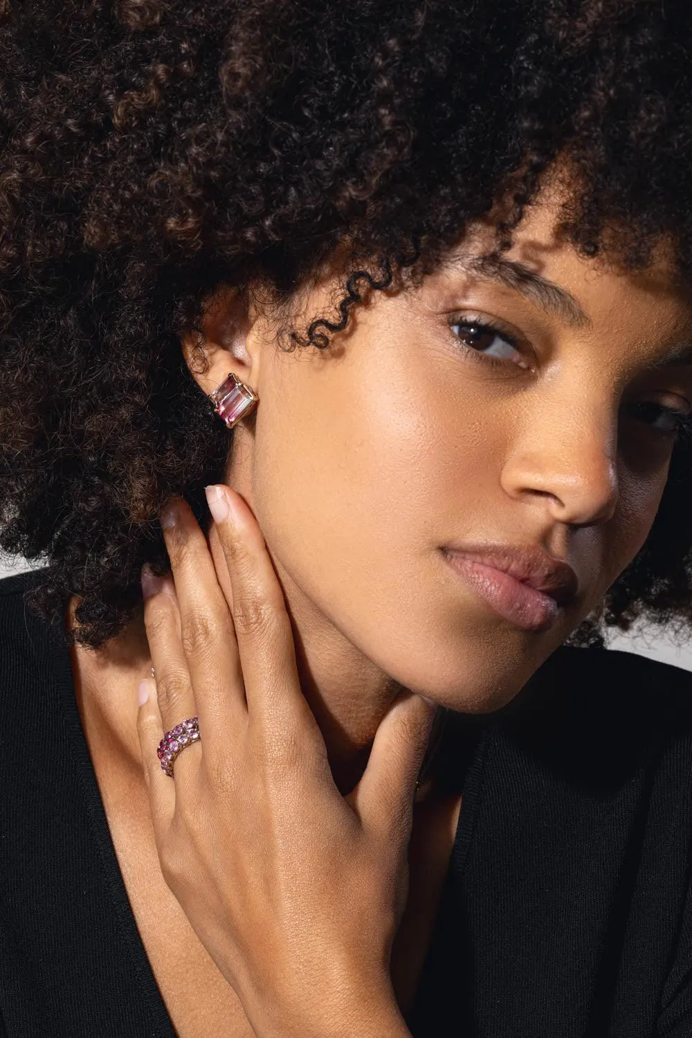Sugarloaf Tourmaline Stud Earrings