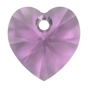 Swarovski Pendants Xilion Heart (6228) Amethyst