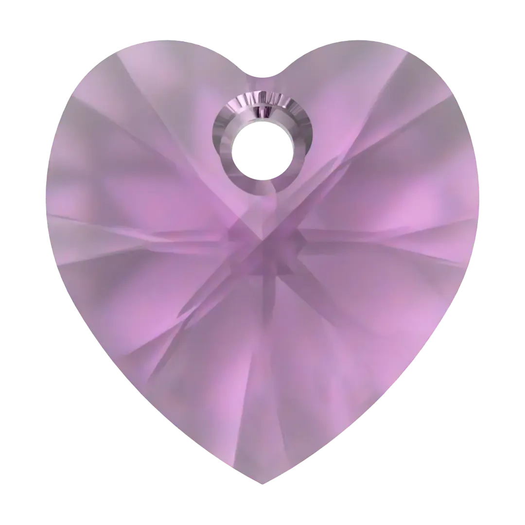 Swarovski Pendants Xilion Heart (6228) Amethyst