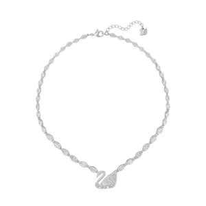 Swarovski SWAN LAKE ALL AROUND NECKLACE, Rhodium -5240581