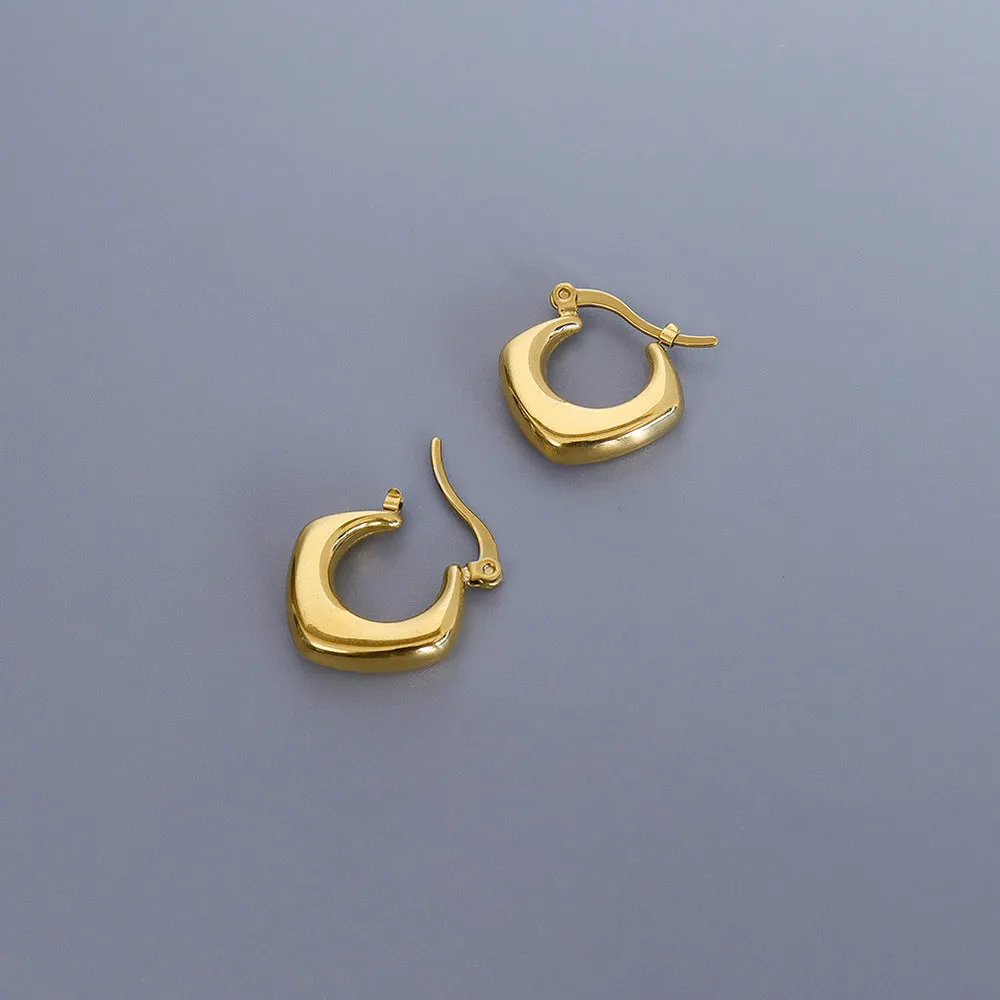 Sylvia Gold Hoop Earrings