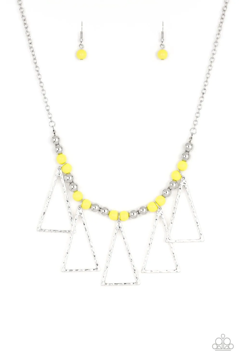 Terra Nouveau - Yellow Necklace-Paparazzi