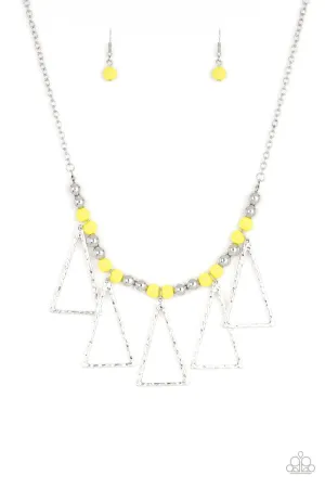 Terra Nouveau - Yellow Necklace-Paparazzi