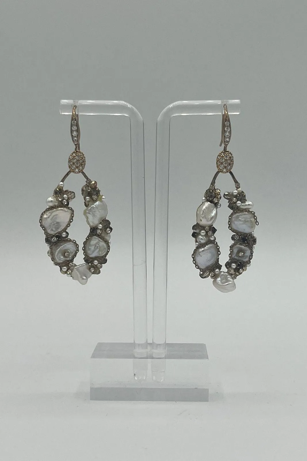 Theia Pearl & Gold Earrings