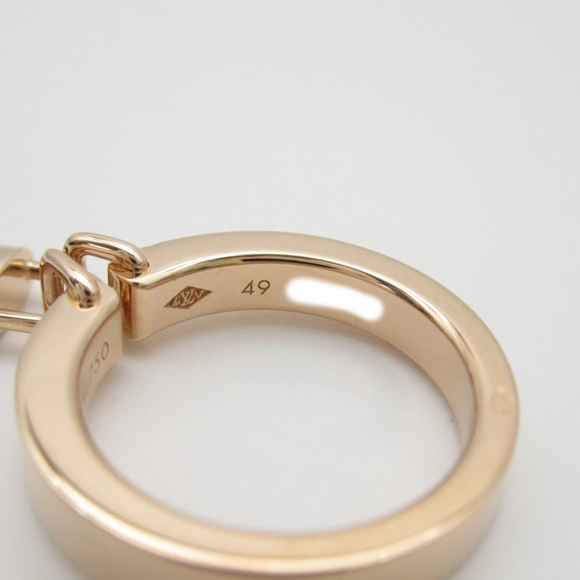 Trendy Inspired Louis Vuitton Bar Lock It Ring Pm Ring Gold K18pg[rose Gold] Gold