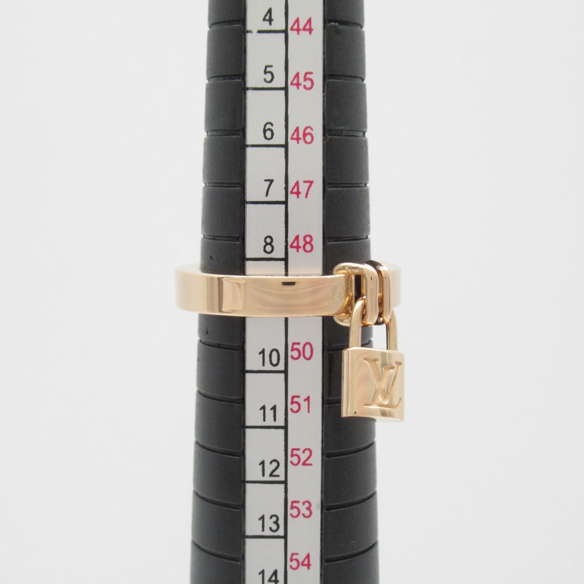 Trendy Inspired Louis Vuitton Bar Lock It Ring Pm Ring Gold K18pg[rose Gold] Gold